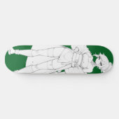 Anime Girl Skateboard Deck (Horizontal)