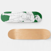 Anime Girl Skateboard Deck (Horizontal)