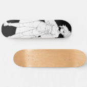 Anime Girl Skateboard Deck (Horizontal)
