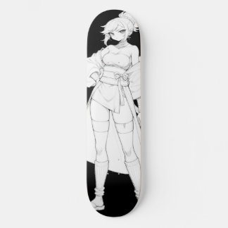 Anime Girl Skateboard Deck