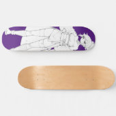 Anime Girl Skateboard Deck (Horizontal)