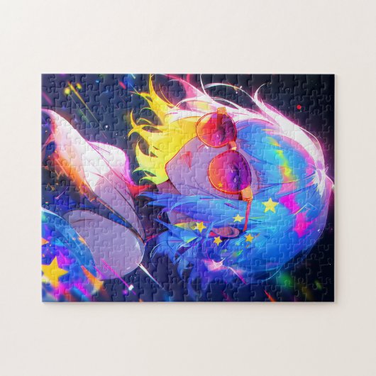 Anime Girl Stars Puzzle (Horizontal)