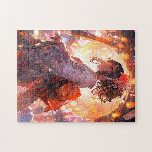 Anime Girl Stars Puzzle (Horizontal)