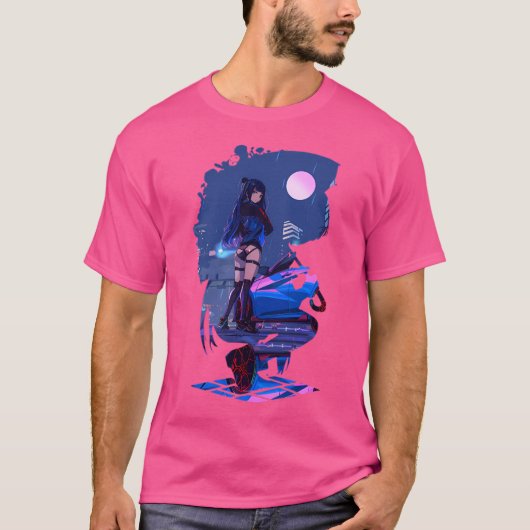Anime Girl T-Shirt (Vorderseite)