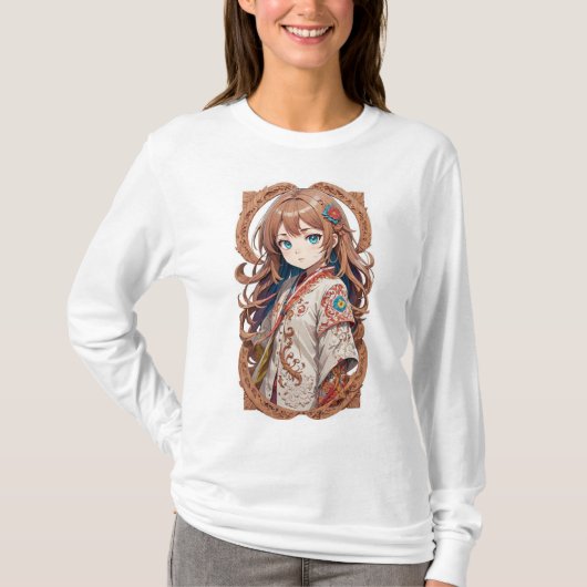 Anime Girl T-Shirt (Vorderseite)