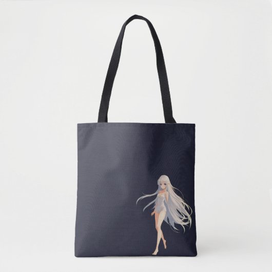 Anime Girl Tote Bag Tasche (Vorderseite)
