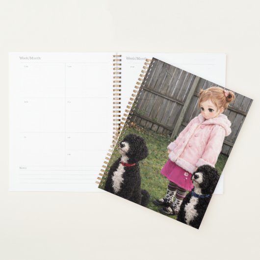Anime Girl & Two Dogs Weekly Planner Planer (Anzeige)