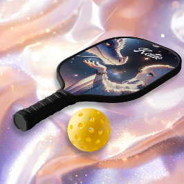 Anime Girl und ihr Drache Mystical Pickleball Schläger