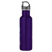 Anime Girl und ihr Drache Personalisiert Edelstahlflasche (Rückseite)