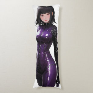 Anime Girl Violet Bodysuit Seitenschläferkissen