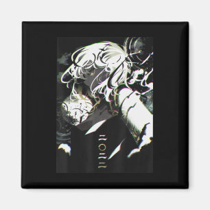 Anime Girl Waifu Äästhetik Japanisch Otaku Magnet