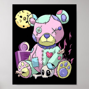 Anime Girl Waifu, die Anime Ramen und Sketchi Lieb Poster