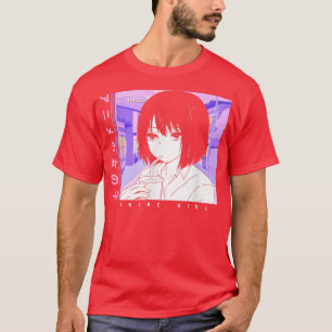 Anime Girl Waifu Japanisch Ästhetik Kawaii Girl Ot T-Shirt