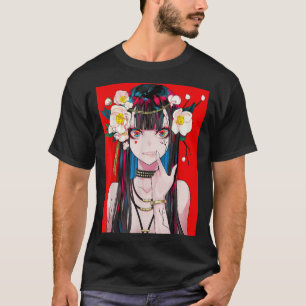 Anime Girl Waifu Japanisch Ästhetik Kawaii Otaku T-Shirt