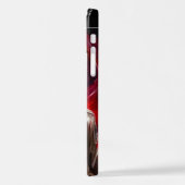 Anime Girl with Red Scarf Phone Case Stylish iPhone Hülle (Linke Seite)