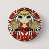 Anime Girls Button (Vorderseite)