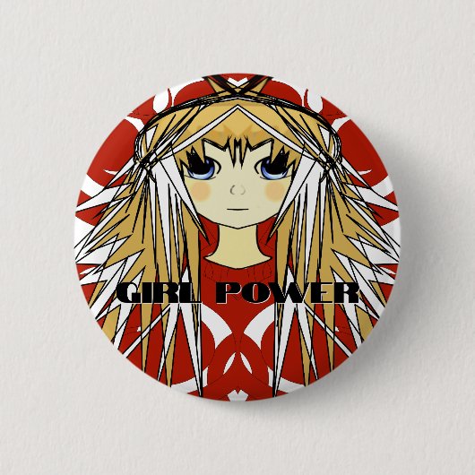 Anime Girls Button (Vorderseite)