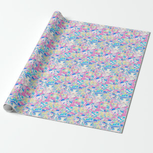 Anime Girl's Geburtstagswrapping Paper Geschenkpapier