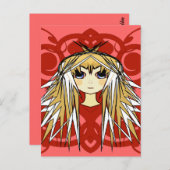 Anime Girls Geschenke Postkarte (Vorne/Hinten)