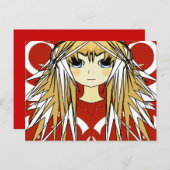 Anime Girls Postkarte (Vorne/Hinten)