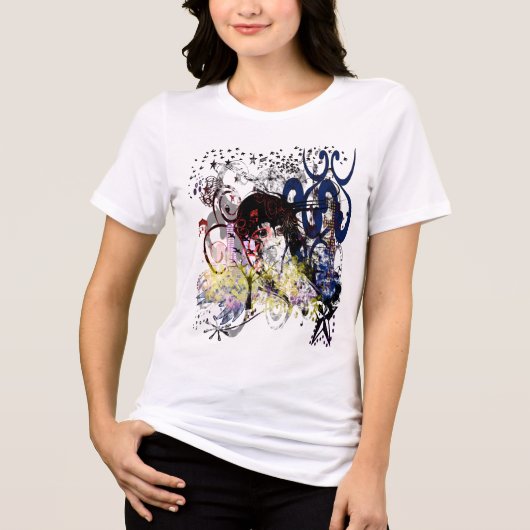 Anime Girls Tri-Blend Shirt (Vorderseite)