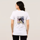 Anime Girls Tri-Blend Shirt (Rückseite voll)