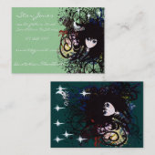 Anime Girls Wirbel und Peace Visitenkarte (Vorne/Hinten)