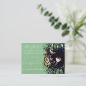 Anime Girls Wirbel und Peace Visitenkarte (Stehend Vorderseite)