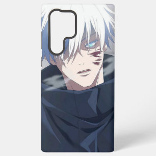 Anime Gojo Weiße Haar Charakter Samsung Galaxy Hül Hülle