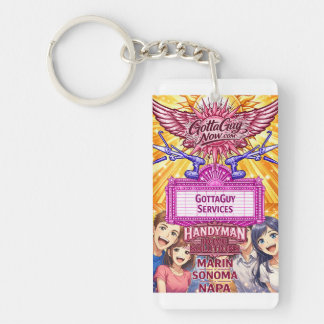 Anime GottaGuy Handyman Home Lösungen Schlüsselanhänger