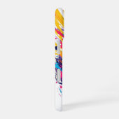 Anime Graffiti Chaos — Color Splash iPhone 16 Hülle (Rechte Seite)