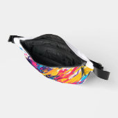 Anime Graffiti Chaos — Farbexplosion Bauchtasche (Offen)