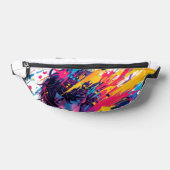 Anime Graffiti Chaos — Farbexplosion Bauchtasche (Ablage )