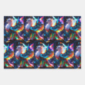 Anime Griffin Rōnin Design Geschenkpapier Set (Vorderseite 3)