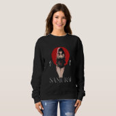 Anime Grunge Waifu Samurai Emo Japanese Anime Girl Sweatshirt (Vorne ganz)