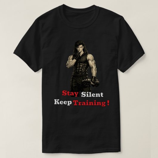 Anime-Gym-Motivation T-Shirt (Design vorne)
