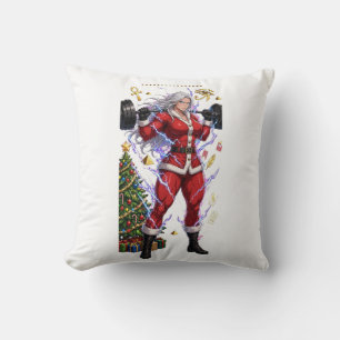Anime-Gym-Santa-Fitness-Weihnachten Kissen