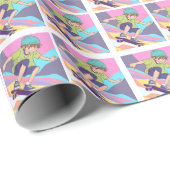 Anime HAMbyWhiteGlove Gift Wrap Geschenkpapier (Rolleneckpunkt)