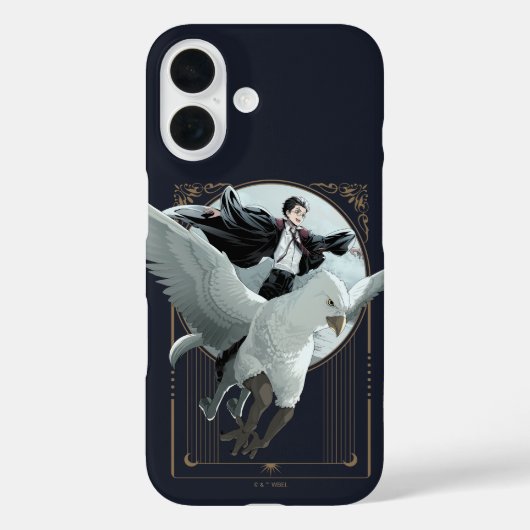 Anime HARRY POTTER™ Flight mit Buckbeak Case-Mate iPhone Hülle (Rückseite)