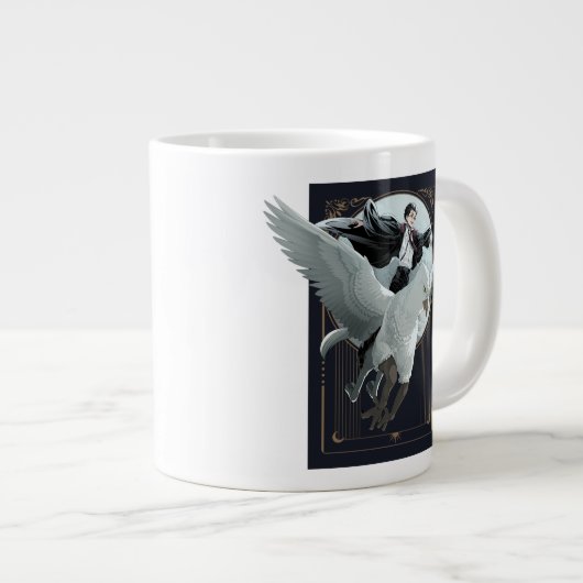 Anime HARRY POTTER™ Flight mit Buckbeak Jumbo-Tasse (Vorderseite Rechts)