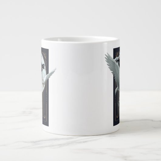 Anime HARRY POTTER™ Flight mit Buckbeak Jumbo-Tasse (Vorderseite)