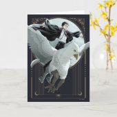 Anime HARRY POTTER™ Flight mit Buckbeak Karte (Gelbe Blume)