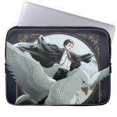 Anime HARRY POTTER™ Flight mit Buckbeak Laptopschutzhülle (Vorderseite)