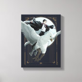 Anime HARRY POTTER™ Flight mit Buckbeak Leinwanddruck (Vorderseite)