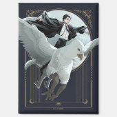 Anime HARRY POTTER™ Flight mit Buckbeak Magnet (Vorderseite)