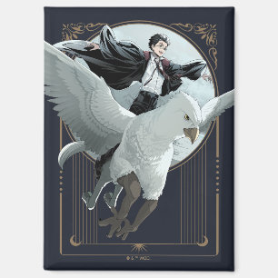 Anime HARRY POTTER™ Flight mit Buckbeak Magnet