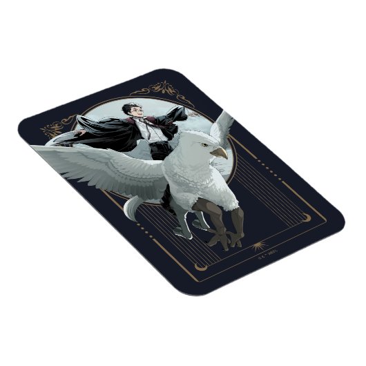 Anime HARRY POTTER™ Flight mit Buckbeak Magnet (Rechte Seite)