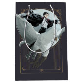 Anime HARRY POTTER™ Flight mit Buckbeak Mittlere Geschenktüte (Vorderseite)