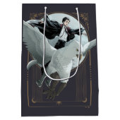 Anime HARRY POTTER™ Flight mit Buckbeak Mittlere Geschenktüte (Rückseite)