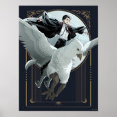 Anime HARRY POTTER™ Flight mit Buckbeak Poster (Vorne)